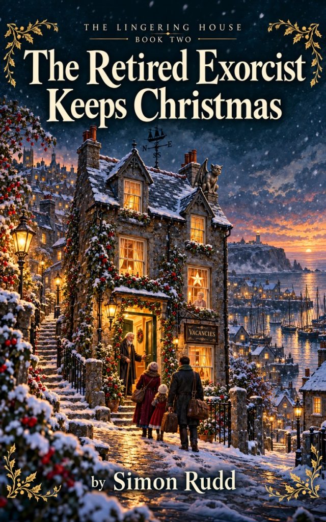 The Retired Exorcist Keeps Christmas book cover